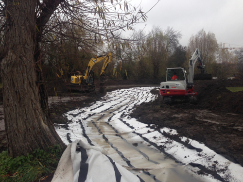 chantier blot parc de l&#039;étuvée réfection de bassin orléans loiret 45 travaux publics