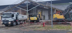 chantier blot Démolition Collège Tigy Loiret 45 travaux publics