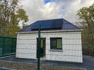 Construction d'une loge de gardien - Site Servier à Orléans - Gros œuvre et TCE