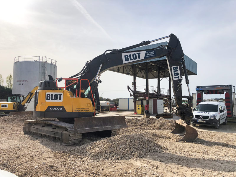 Travaux publics et VRD réalisés par BLOT à Sully-sur-Loire
